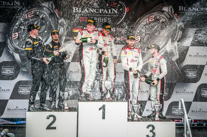 Podium Blancpain Sprint Nurburgring